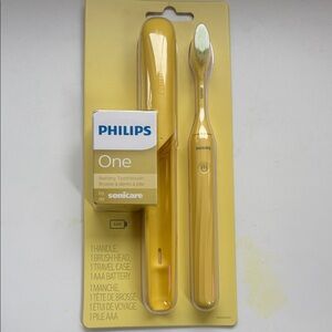 Philips One Sonicare Yellow Toothbrush Set